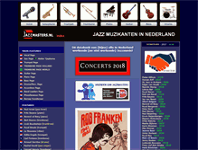 Tablet Screenshot of jazzmasters.nl